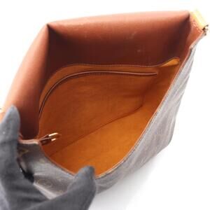 Louis Vuitton Bag Canvas Leather Musette Shoulder Brown Monogram